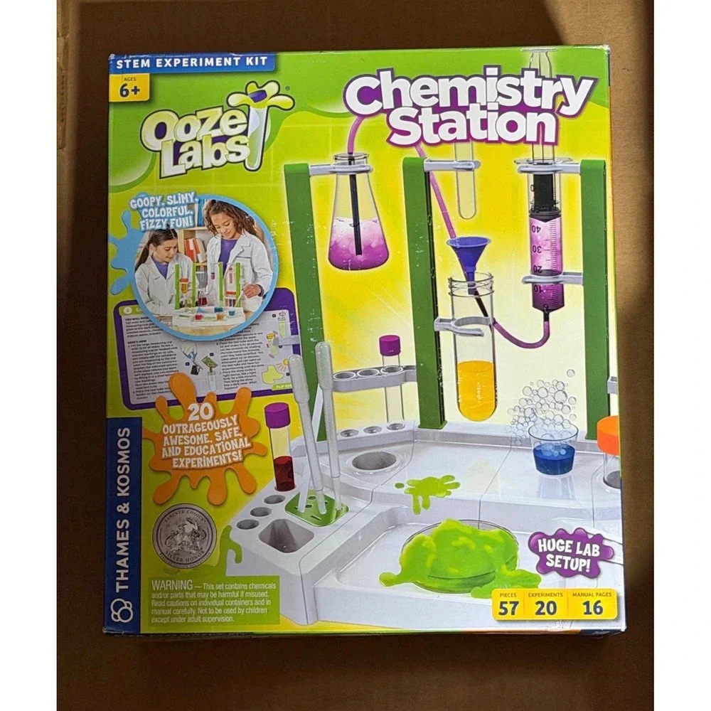 Thames & Kosmos Ooze Labs Chemistry Station interactive science kit lab station